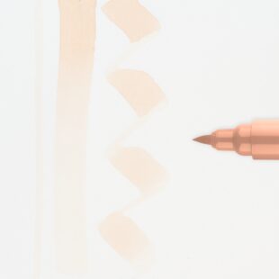 Talens Ecoline : Watercolour Brush Marker Pen : 374 Pink Beige