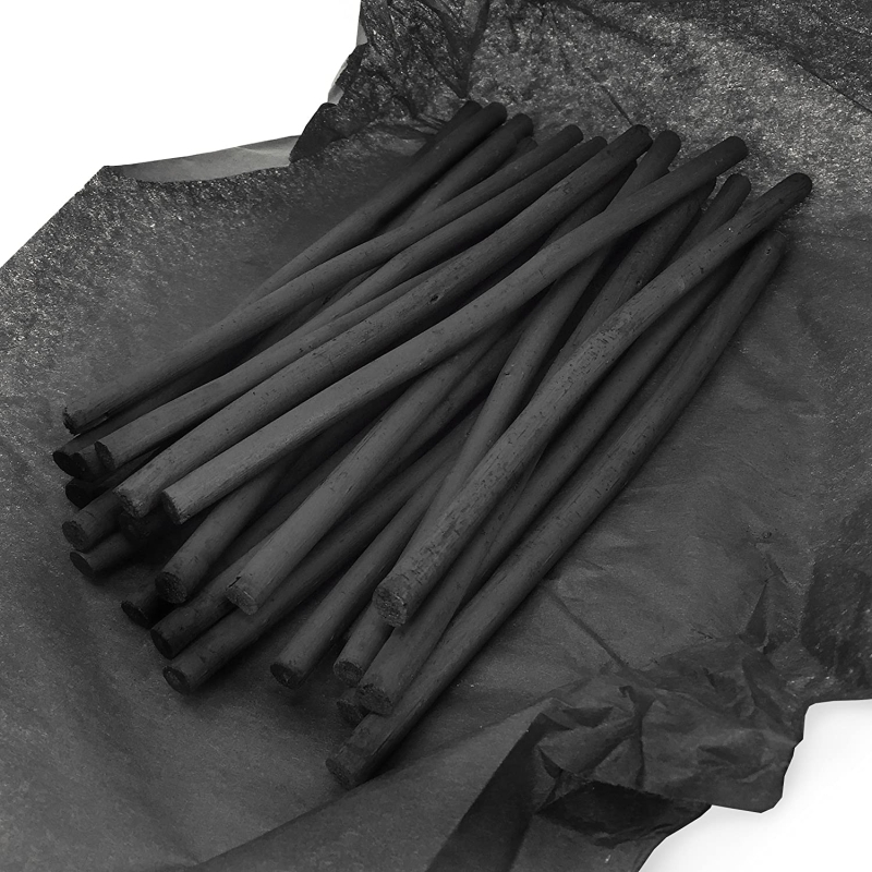 6-Pack Willow Charcoal Sticks - Medium