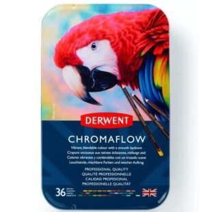 Derwent Chromaflow : Professional Soft Coloured Pencils : Set of 36