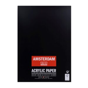 Acrylic Paper Pad 10 Sheets 400 g / size 30 x 40 cm / 11.8 x 15.7