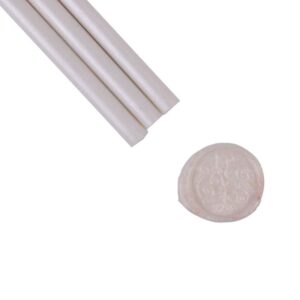 Round Wickless Sealing Wax Sticks for Hot Glue Gun : Pearlescent Pink : 10  Pcs