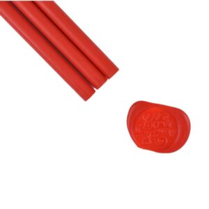 Round Wickless Sealing Wax Sticks for Hot Glue Gun : Pearlescent Pink : 10  Pcs