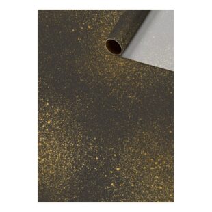 Gift Wrapping Tissue Paper Roll : Stewo : 5 m x 50 cm : Nani : Black & Gold