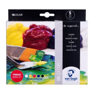Oil Paint : Primary Mixing Set : Van Gogh : 5 Basic Colours : 40 ml Tubes