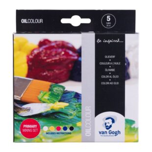 Oil Paint : Primary Mixing Set : Van Gogh : 5 Basic Colours : 20 ml Tubes