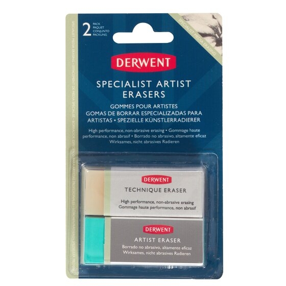 Non-Abrasive High-Performance Eraser Pack : Derwent : Technique