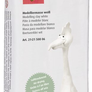 Глина за Моделиране : Самосъхнеща Бяла : 1 kg
