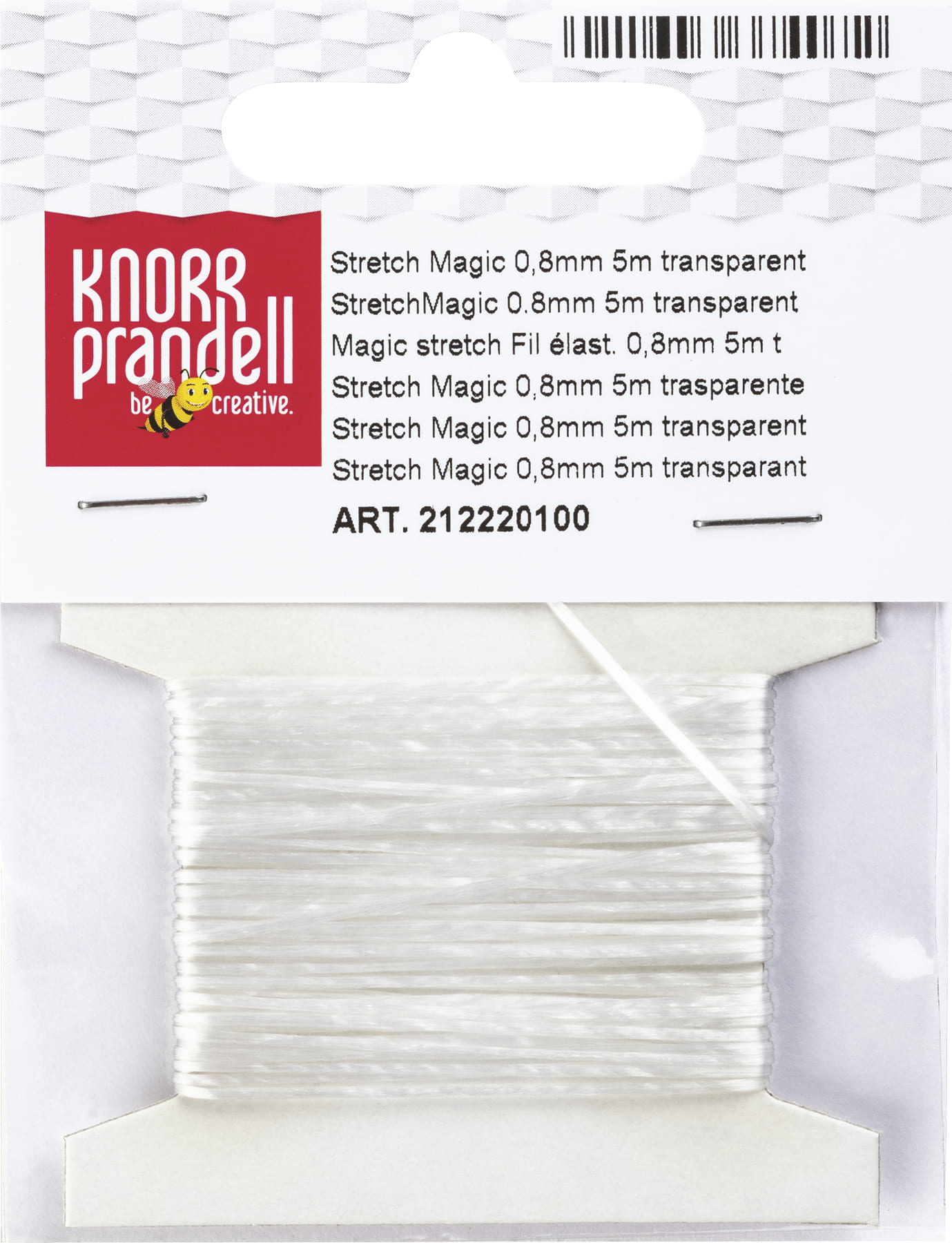 Clear Elastic String : Knorr Prandell : Stretchy Rubber Cord