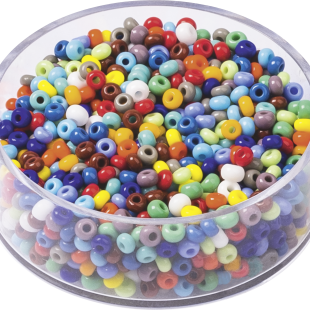 Стъклени Мъниста : Кръгли : Плътни : 2.5 mm : 17 g : Микс