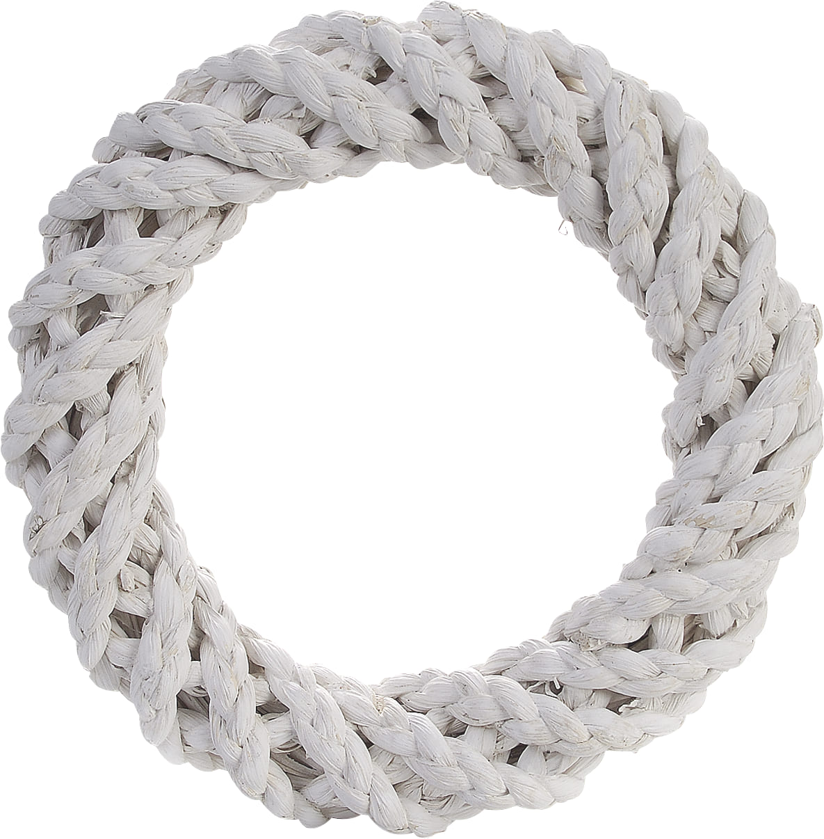 Braided Sisal Rope Wreath : Knorr Prandell : Nautical : White : Ø 19 cm