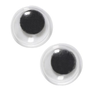 Googly Eyes : Heyda : Self-Adhesive Wiggle Eyes : 10 Pcs : 12 mm