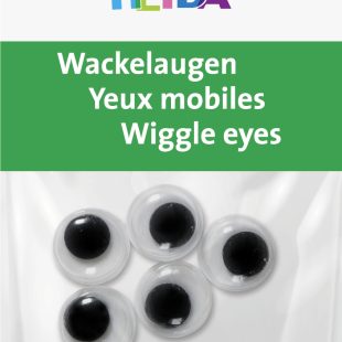 Мърдащи Очички : Самозалепващи : 10 Броя : Ø 10 mm