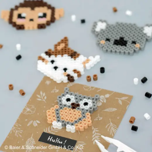 Fuse Iron Melty Bead Kit : Knorr Prandell : Pegboards & Tweezers Included :  Star, Penguin, Butterfly & Unicorn