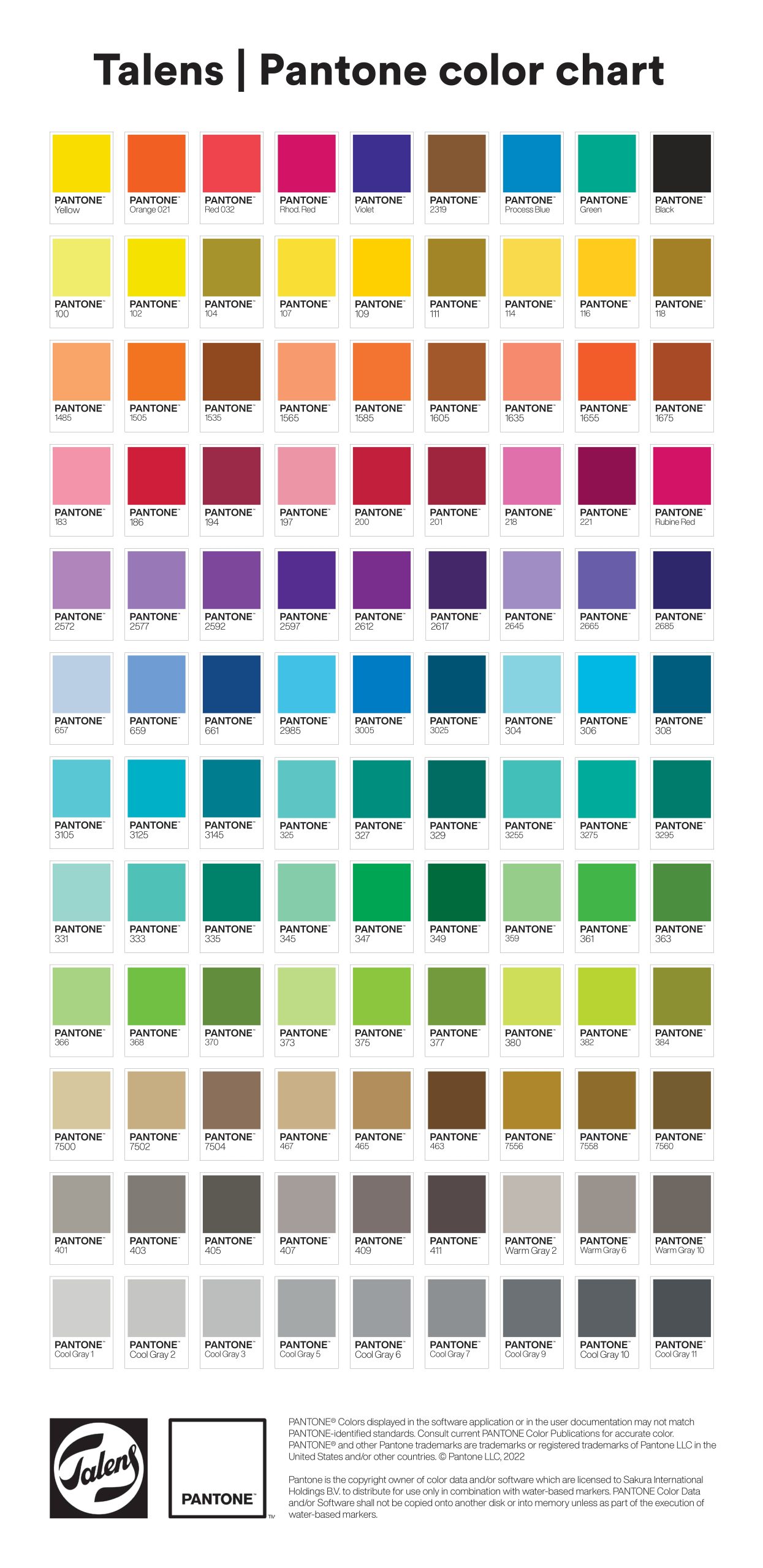 Talens Pantone Art Pads