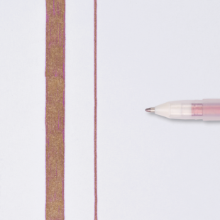 Sakura Gelly Roll Gel Pen : Shadow : 652 : Gold / Lavender