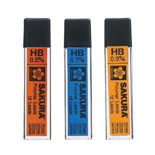 Пълнител за Автоматичен Молив : Sakura : HB : 0.5 mm