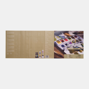 Colour Chart : Watercolour Paint : Rembrandt