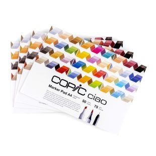 Copic Ciao Marker Pad : 75 gsm : 50 Sheets : A4