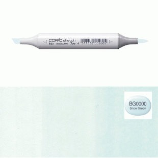 Alcohol Marker : Copic Sketch : BG-0000 : Snow Green