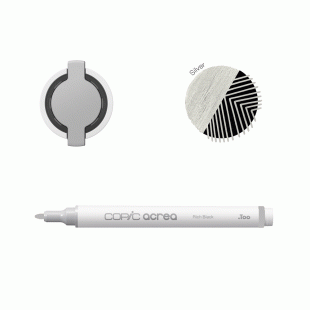 Acrylic Paint Marker : Copic Acrea : 06 Silver