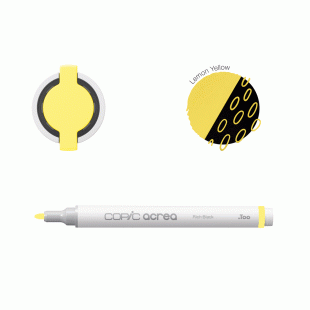 Acrylic Paint Marker : Copic Acrea : 10 Lemon Yellow