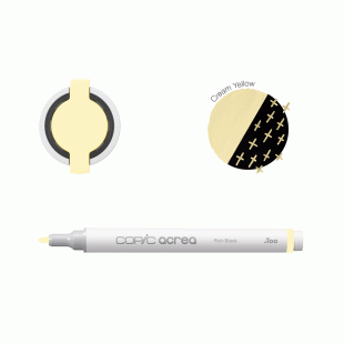 Acrylic Paint Marker : Copic Acrea : 16 Cream Yellow