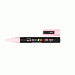 Light Pink Water Based Paint Marker Posca 0.9-1.3 mm line width PC-3M