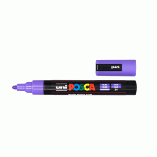 Lilac Water Based Paint Marker Posca 2.5 mm line width PC-5M