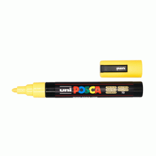 Water Based Paint Marker : Posca PC-5M : 2.5 mm : Straw Yellow