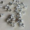 Метални Стопери за Обеци : 3 х 5 mm : Сребристи : 50 Броя