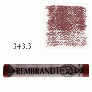 Rembrandt : Soft Pastel : 343.3 Caput Mortuum Red : Dark