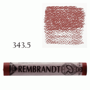 Rembrandt : Soft Pastel : 343.5 Caput Mortuum Red
