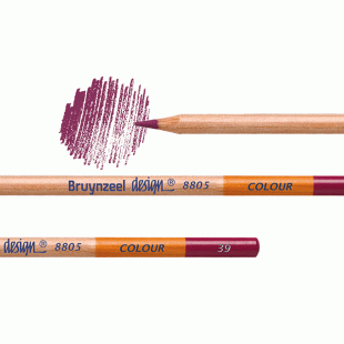 Bruynzeel Design : Artists' Coloured Pencil 8805 : 39 Мagenta