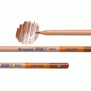 Bruynzeel Design : Artists' Coloured Pencil 8805 : 42 Sienna