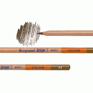 Bruynzeel Design : Artists' Coloured Pencil 8805 : 44 Mid Brown