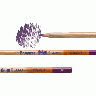 Bruynzeel Design : Artists' Coloured Pencil 8805 : 56 Mauve