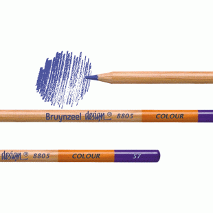 Bruynzeel Design : Artists' Coloured Pencil 8805 : 57 Blue Violet