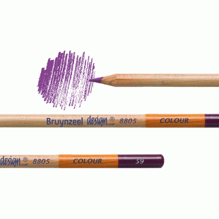 Bruynzeel Design : Artists' Coloured Pencil 8805 :  59 Red Violet
