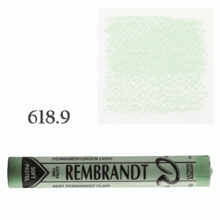 Rembrandt : Soft Pastel : Permanent Green Light : 618.9