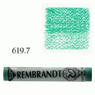 Rembrandt : Soft Pastel : Permanent Green Deep : 619.7