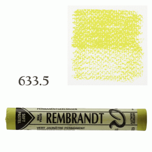 Rembrandt : Soft Pastel : Permanent Yellowish Green : 633.5