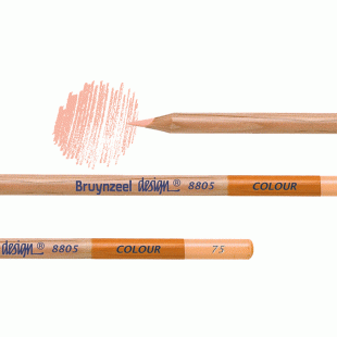 Bruynzeel Design : Artists' Coloured Pencil 8805 : 75 Light Naples Yellow Red