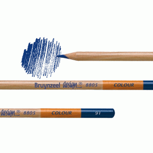 Bruynzeel Design : Artists' Coloured Pencil 8805 : 88 Dark Violet