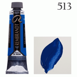 Маслена Боя Rembrandt : 40 ml : 513 Кобалтово Синьо Светло