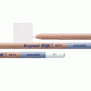 Акварелен Молив : Bruynzeel Design Aquarel : 01 Бял