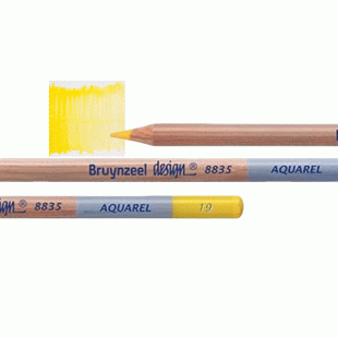 Bruynzeel Design Aquarel : Watercolour Pencil : 19  Naples Yellow