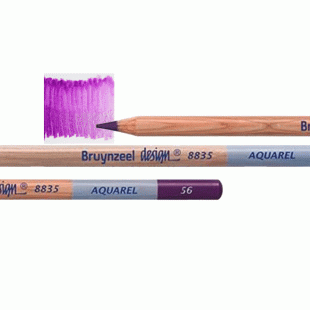Bruynzeel Design Aquarel : Watercolour Pencil : 56 Mauve