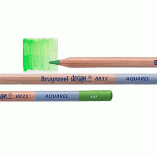 Bruynzeel Design Aquarel : Watercolour Pencil : 60 Light Green
