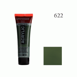 Акрилна Боя Amsterdam : 20 ml : 622 Оливнозелена Тъмна