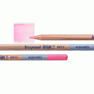 Bruynzeel Design Aquarel : Watercolour Pencil : 71 Candy Pink